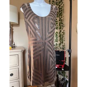 Express sequin dress